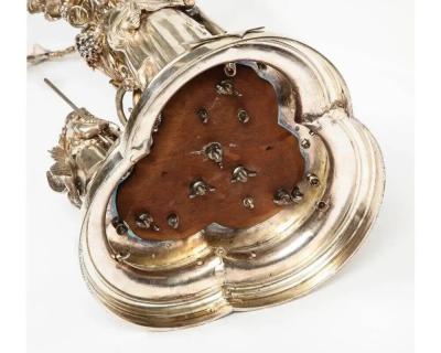  Elkington Co A Rare 1859 Elkington Silvered Bronze Victorian Trophy Centerpiece