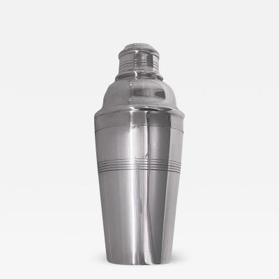  Elkington Co English Art Deco Elkington silver plate Cocktail Shaker 1930 