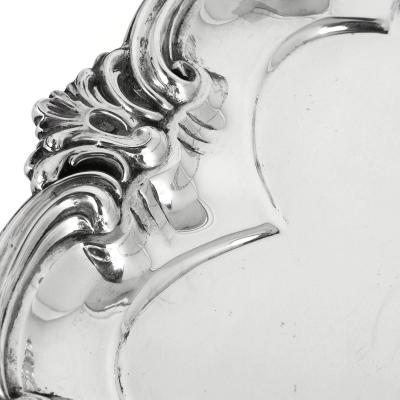 Elkington Co English Sterling silver tray with case by Elkington