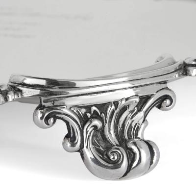  Elkington Co English Sterling silver tray with case by Elkington