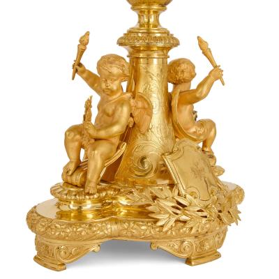  Elkington Co Gilt metal centrepiece suite for the Duke of Sparta by Elkington Co 