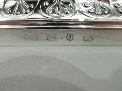  Elkington Co Pair of English Victorian Classical Sterling Silver Candlesticks 1894