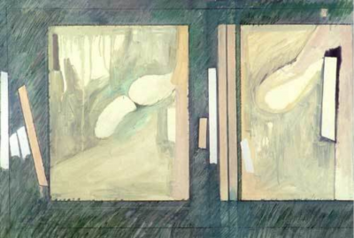  Ellen Sinel Two Rectangular Dreams 1984