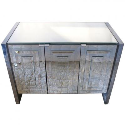  Ello Furniture Co Ello Cabinet 1970s Mirrored Cabinet