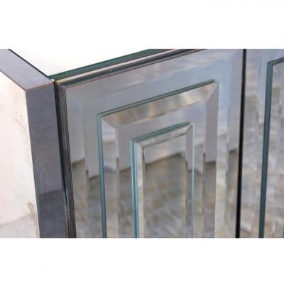  Ello Furniture Co Ello Cabinet 1970s Mirrored Cabinet