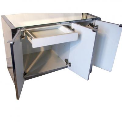 Ello Furniture Co Ello Cabinet 1970s Mirrored Cabinet