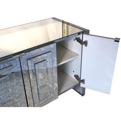  Ello Furniture Co Ello Cabinet 1970s Mirrored Cabinet