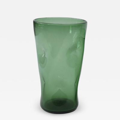  Empoli Italian Green Glass Vase