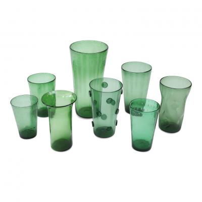  Empoli Italian Green Glass Vase