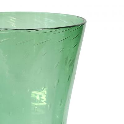  Empoli Italian Green Glass Vase by Empoli