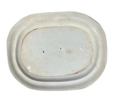  Enoch Wood Sons Staffordshire English View Nautical Motif Transfer Printed Ceramic Platter