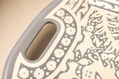  Ensamble Artesano Large Hummingbird Decorative Tray Lacquered Wood Ensamble Artesano