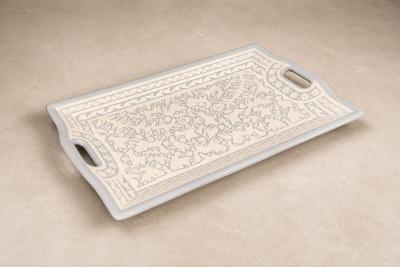  Ensamble Artesano Large Hummingbird Decorative Tray Lacquered Wood Ensamble Artesano