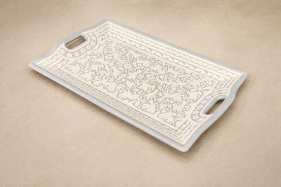  Ensamble Artesano Large Hummingbird Decorative Tray Lacquered Wood Ensamble Artesano