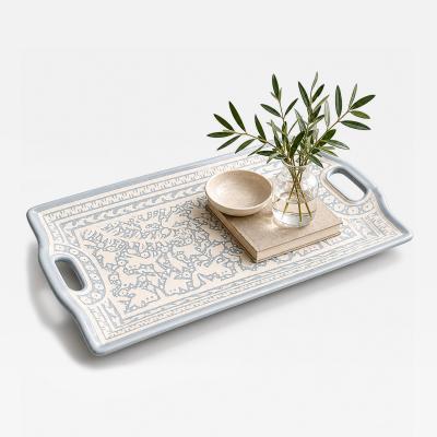  Ensamble Artesano Large Hummingbird Decorative Tray Lacquered Wood Ensamble Artesano