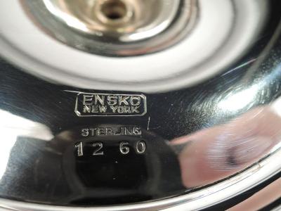  Ensko Pair of Traditional American Colonial 3 Light Candelabra by Ensko