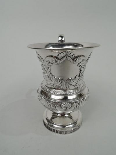  Eoff Connor Antique New York Classical Coin Silver Baby Cup by Eoff Connor