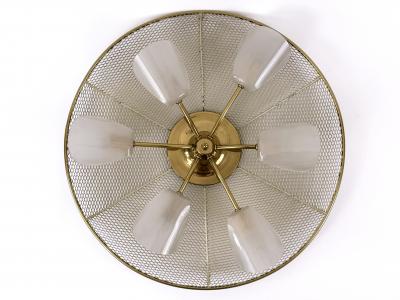  Erco Leuchten Large Mid Century Modern Flush Mount or Sconce by Erco Leuchten Germany 1960s