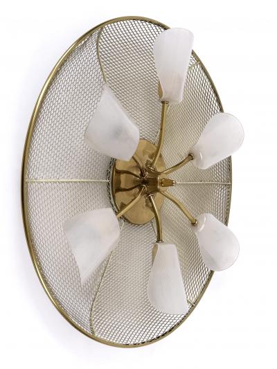  Erco Leuchten Large Mid Century Modern Flush Mount or Sconce by Erco Leuchten Germany 1960s