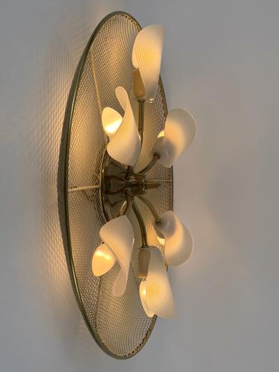  Erco Leuchten Large Mid Century Modern Flush Mount or Sconce by Erco Leuchten Germany 1960s