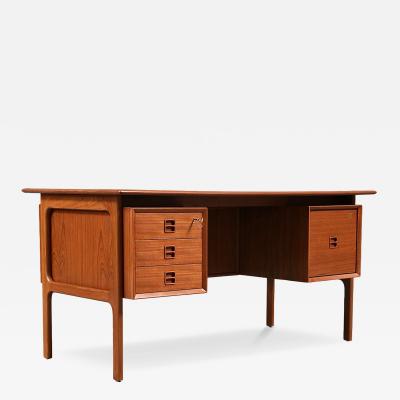  Erik Brouer Erik Brouer Executive Teak Desk w Bookcase for Brouer M belfabrik