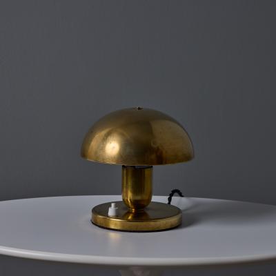  Erik Tidstrand Rare 1940s Metal Table Lamp Attributed to Erik Tidstrand for Nordiska Kompaniet