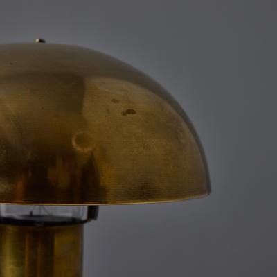  Erik Tidstrand Rare 1940s Metal Table Lamp Attributed to Erik Tidstrand for Nordiska Kompaniet