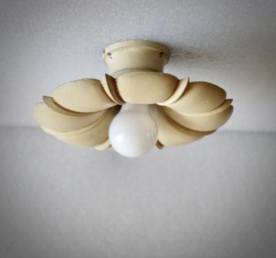 Erik Tidstrand Rare set of 3 flush mount ceiling or wall lights by Erik Tidstrand