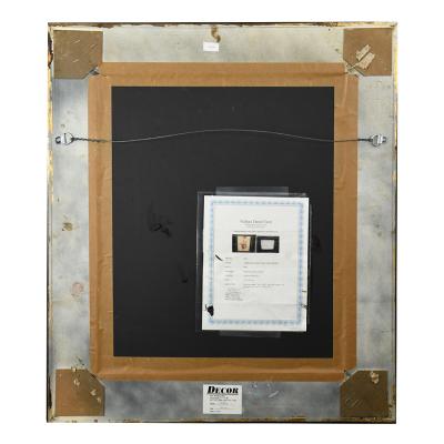  Ert 1950s Gousche Dancer with Umbrella by Erte Framed