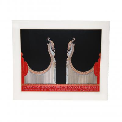  Ert Aladdin His Bride Lithograph by Erte