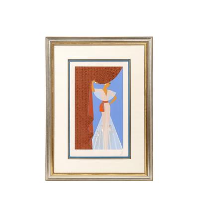 Ert Art Deco Serigraph entitled Curtain signed Ert 