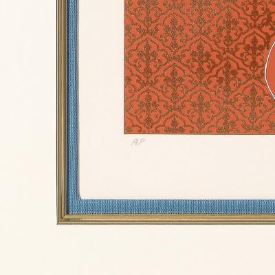  Ert Art Deco Serigraph entitled Curtain signed Ert 