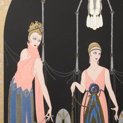  Ert Art Deco Serigraph entitled Three Graces Edition AP6 25 signed Ert 