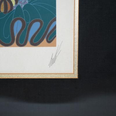  Ert Bath of Marquise by Erte Signed 