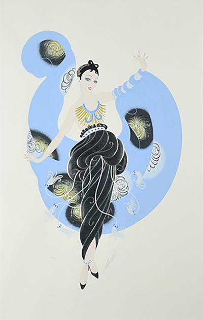  Ert Dream Serigraph by Erte Framed Silkscreen Signed 166 250 Large French Print Art