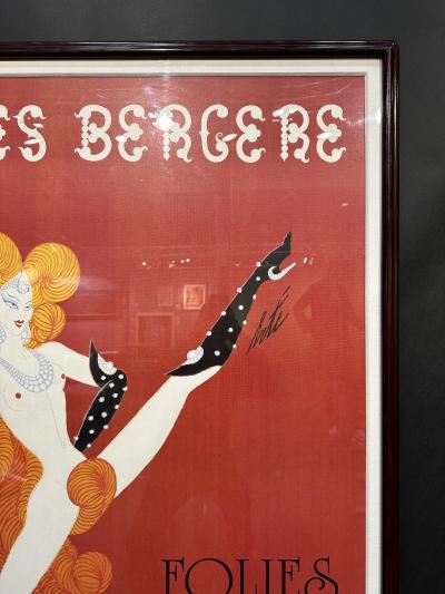  Ert Folies Bergere Framed Poster by ERTE