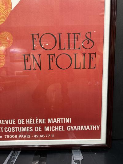  Ert Folies Bergere Framed Poster by ERTE