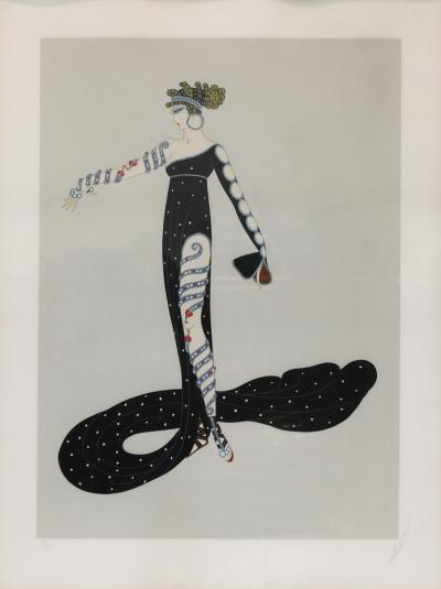  Ert La Merveilleuse Serigraph by Erte Framed 