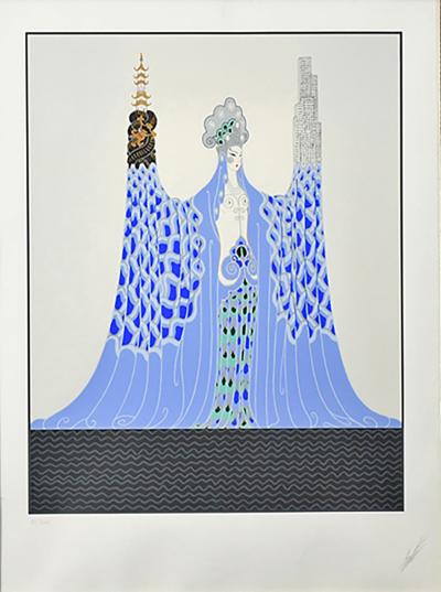  Ert Ocean Pacifique Serigraph by Erte