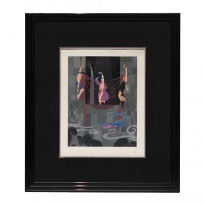  Ert The Chaste Susanna by Erte Signed 