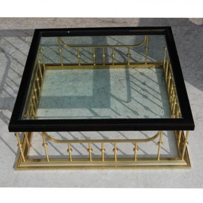 Erwin Lambeth Erwin Lambeth Fender Brass Plated Coffee Table