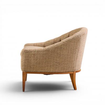  Erwin Lambeth Erwin Lambeth Style Mid Century Walnut Lounge Chairs Pair