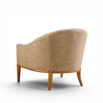  Erwin Lambeth Erwin Lambeth Style Mid Century Walnut Lounge Chairs Pair