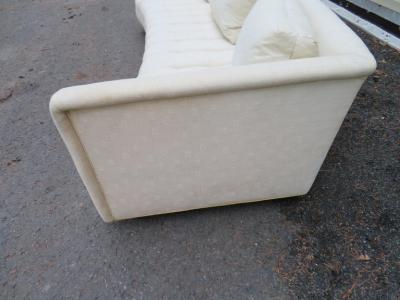  Erwin Lambeth Magnificent Harvey Probber Style Long Low Curved Four Seat Sofa Midcentury