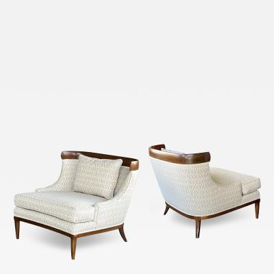  Erwin Lambeth Pair Erwin Lambeth for Tomlinson Sophisticate Lounge Chairs