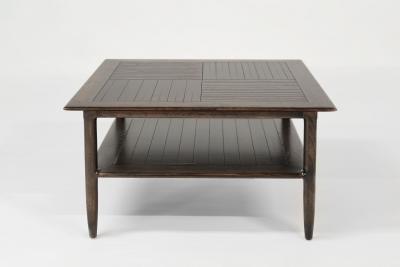  Erwin Lambeth Set of Mid Century Oak Coffee Tables in Espresso C 1950s