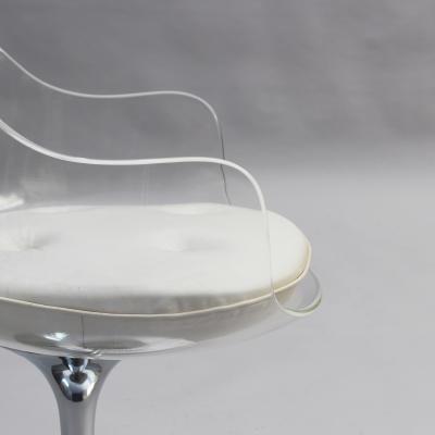  Erwine and Estelle Laverne 20 Fine 1960s Lucite Champagne Chairs by Estelle Erwin Laverne
