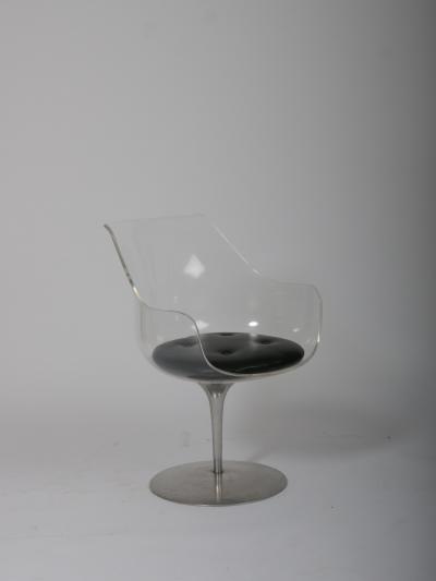  Erwine and Estelle Laverne Champagne chair by Erwine and Estelle Laverne for Formes Nouvelles circa 1962