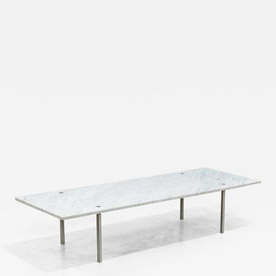  Erwine and Estelle Laverne Erwine Estelle Laverne Coffee Table with Carrara Marble Top