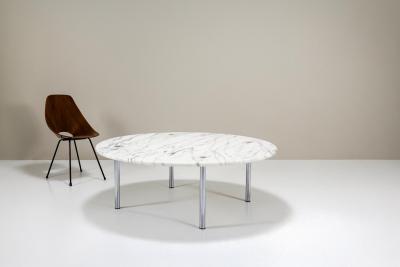  Erwine and Estelle Laverne Marble Coffee Table by Estelle Erwine Laverne for Laverne International
